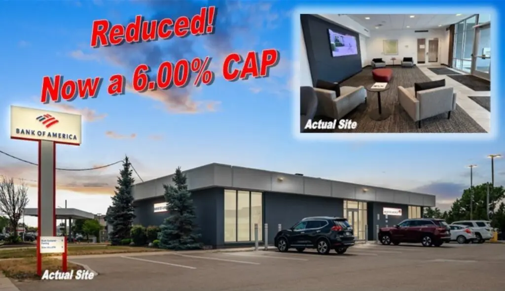 Commercial property available with a reduced 6.00% CAP rate.